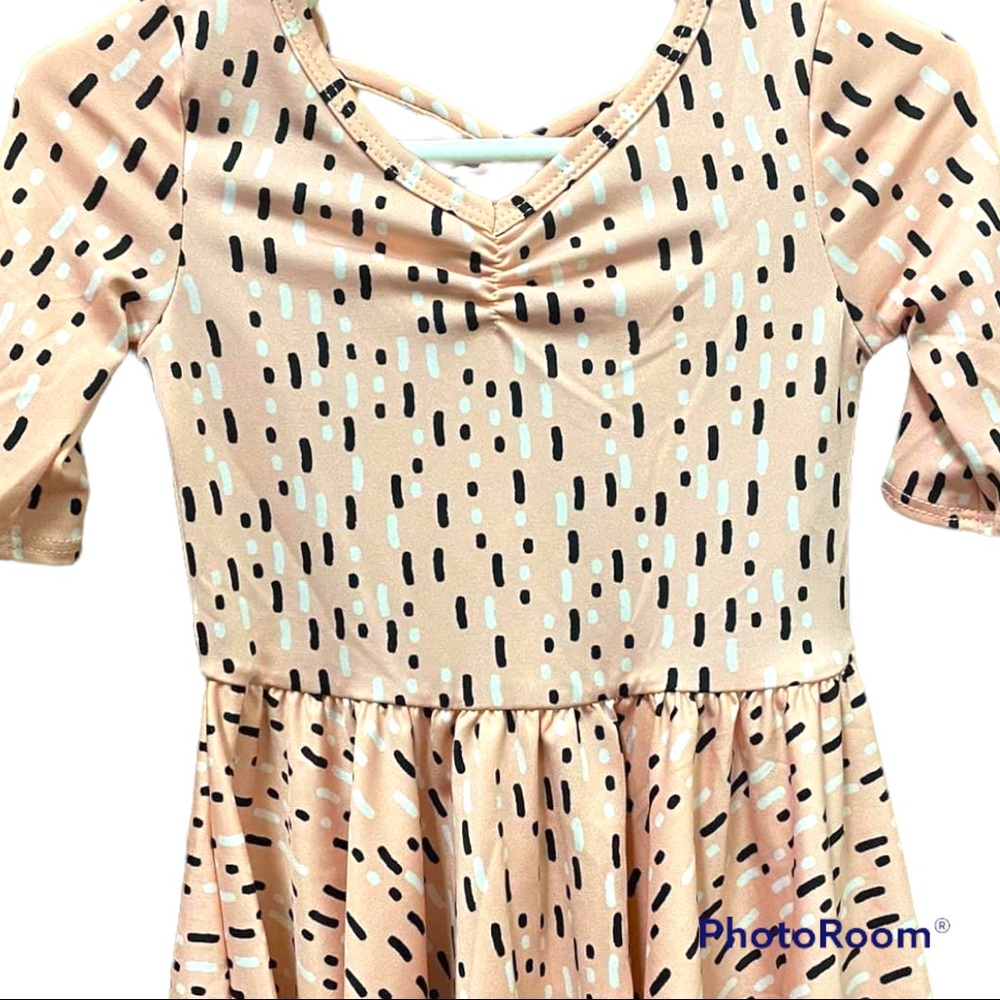 NWT DotDotSmile toddler dress size 12/24m pink sprinkle print